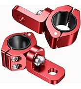 LOKTENWO 2PCS Light Bar Mounts for ATV, Adjustable CNC Whip Flag Mount Compatible with Motorcycle...