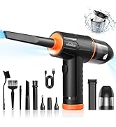 WHATOOK 2-in-1 Computer Vacuum Cleaner:Compressed Air Duster Blower,100000 RPM &amp; 10 Kpa Cordless ...