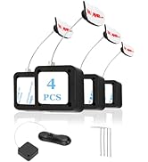 4Pack Remote Control Tether, 6.5 Ft Remote Control Leash, Retractable Safety Lock with Adjustable...