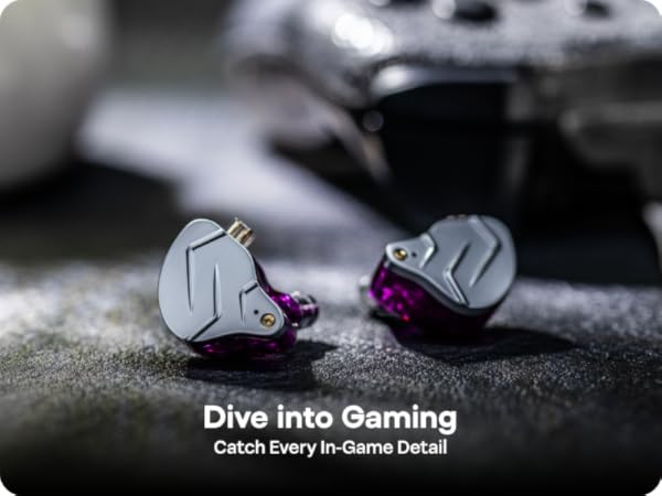 Linsoul KZ ZSN Pro Dual Driver 1BA+1DD Hybrid Metal Earphones HiFi in-Ear Monitor