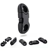 Mini Safety Breakaway Buckles, 6mm Side Release Plastic Buckle for Paracord Brace...
