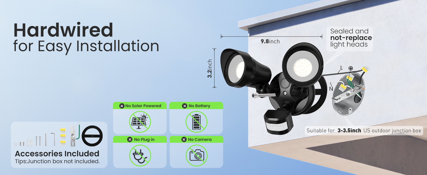 motion sensor outdoor lights