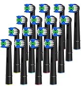 FIRIK Electric Toothbrush Replacement Heads, Compatible with Oral B Braun, 16 Pcs Electric Brush ...