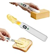 Heating Butter Knife Spreader - Rechargeable, Electric, Cordless, Nonstick Stainless Steel Blade,...