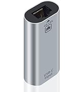 Poyiccot USB C to Ethernet Adapter Gigabit, RJ45 Female to USB C Female Adapter, USB C to RJ45 Ad...