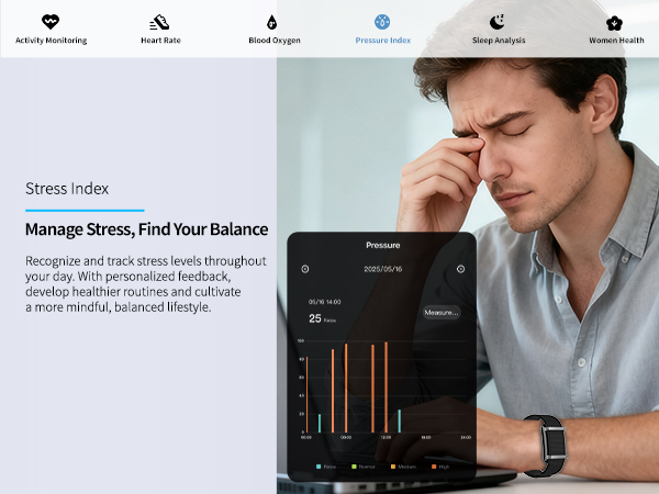 Smart Bracelet,Smart Health Wristband for Man&amp;Women