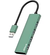 ANYPLUS USB Hub, USB 3.0 Hub Aluminum Alloy Ultra Slim USB Splitter, Portable 4 Port USB Extender...
