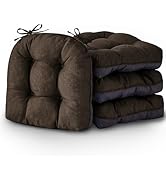 IASEAHK Kitchen Chair Cushions Set of 4, Chair Cushions for Dining Chairs, Seat Cushions for Kitc...