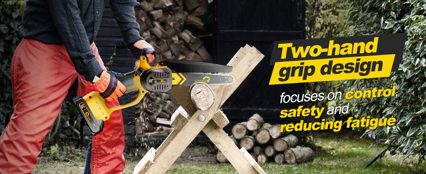 battery operated chain saws with battery and charger