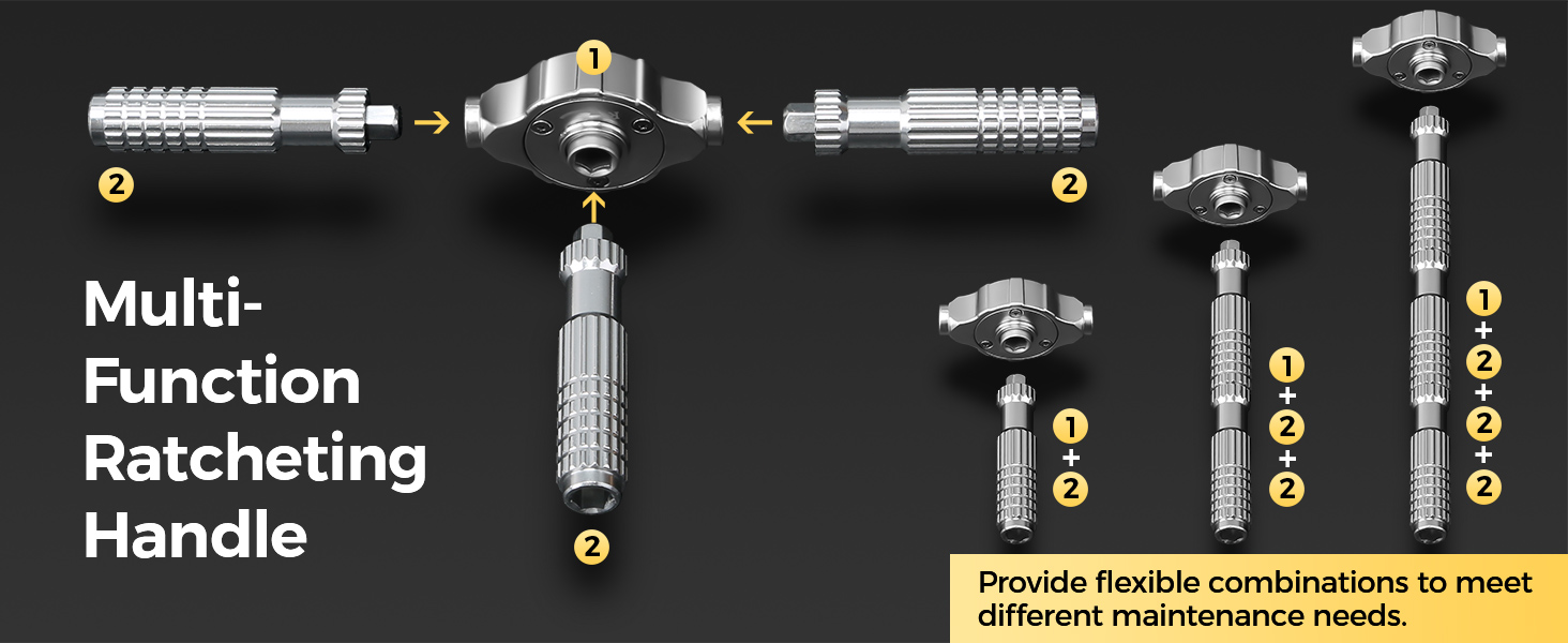 Multi Bit Ratchet Screwdriver Set