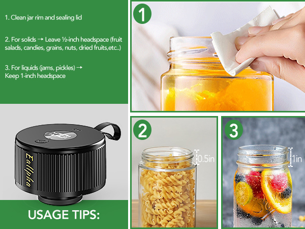 mason jars vacuum sealer kit