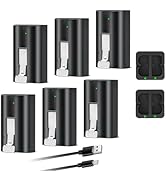 Lesaps 6-Pack Replacement Battery for Ring Doorbell - 7200mAh Rechargeable Camera Batteries with ...