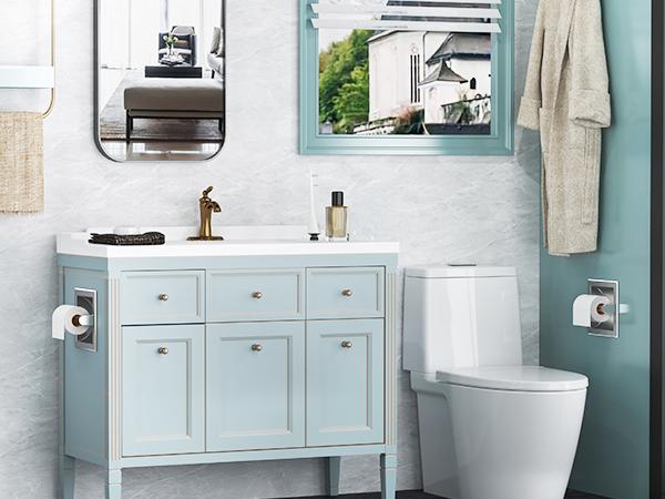 brushed nickel recess toilet paper holder