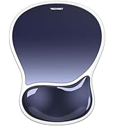 TECKNET Gel Mouse Pad with Wrist Rest, Ergonomic Office Mousepad with Wrist Support - Non-Slip & ...