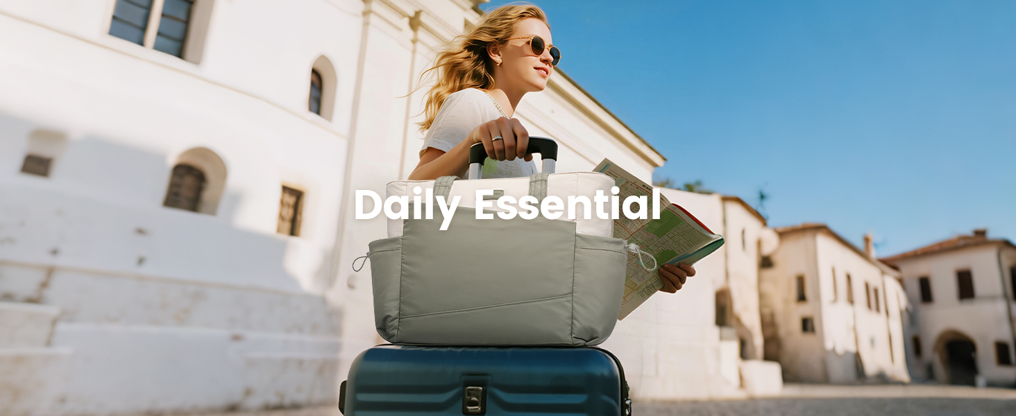 all in one daily tote bag for women commute, business trips and travel