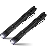 Pen Light Flashlights,2pcs 478 Lumens Mini Pocket Flashlight,Tactical Flashlight,Torch Pen Flashl...