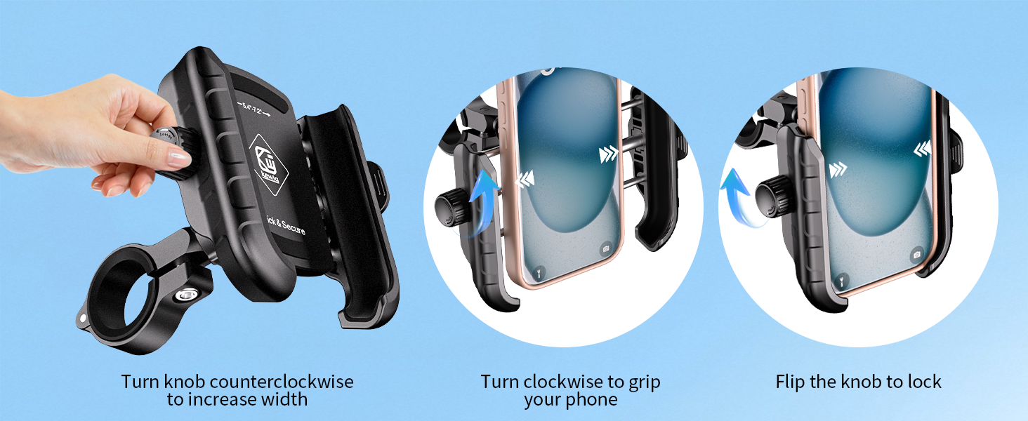 Bike phone holder