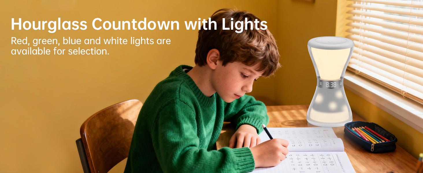 night light alarm clock