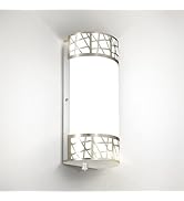 ASD 12 Inch LED Indoor Wall Sconce - Brushed Nickel Modern Dimmable 15W 2700K-5000K Adjustable Wa...