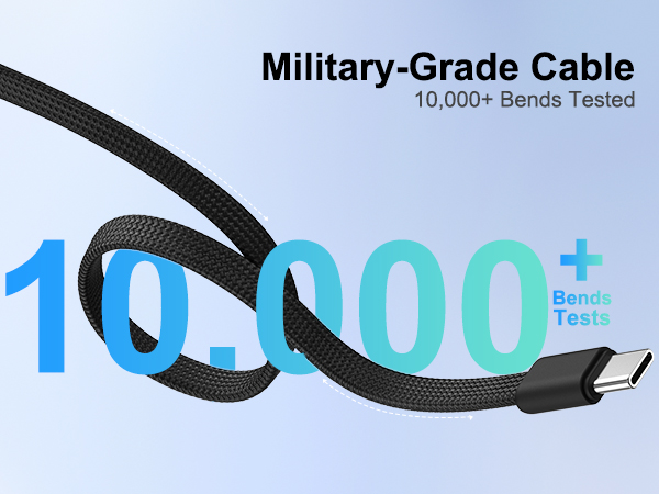 portable charger with built in cable