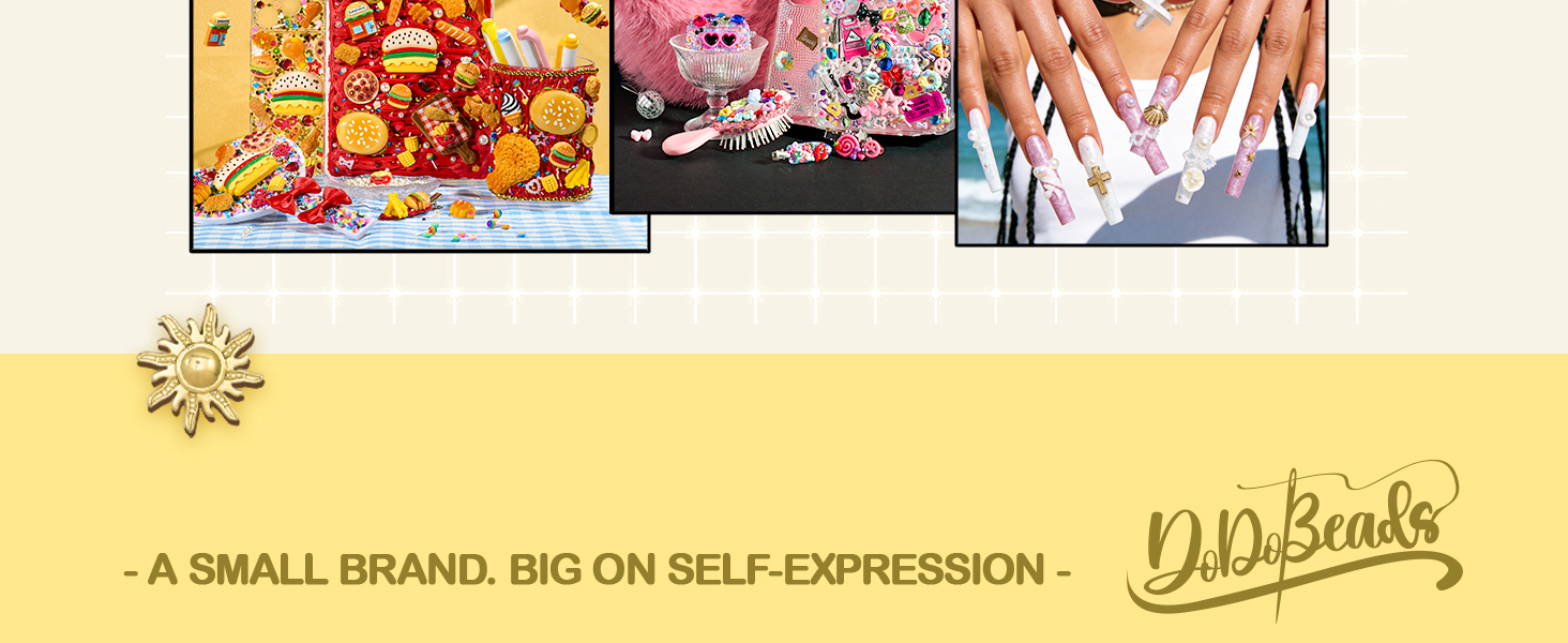 pink junk case charms