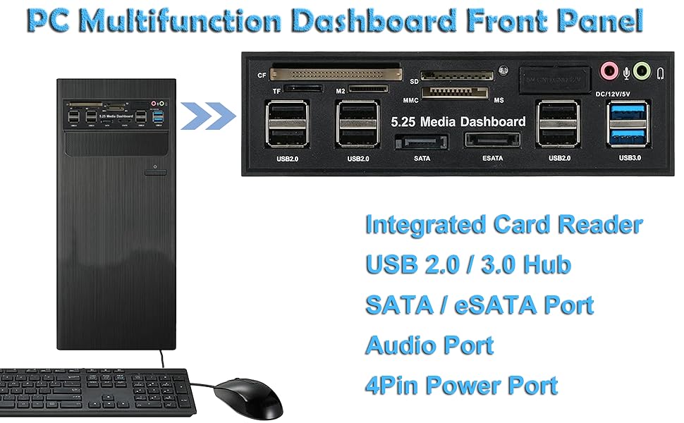 5.25 Dashboard Front Panel