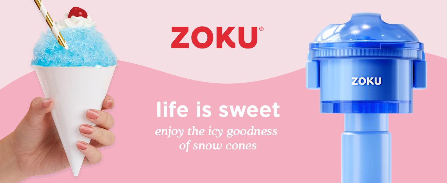 Enjoy the icy goodness of snow cones with the ZOKU Snow Cone Machine