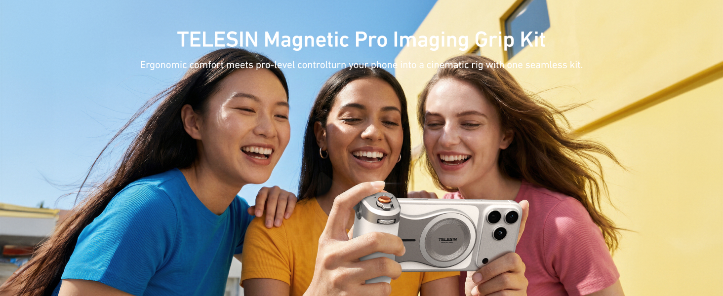 magnetic phone camera grip