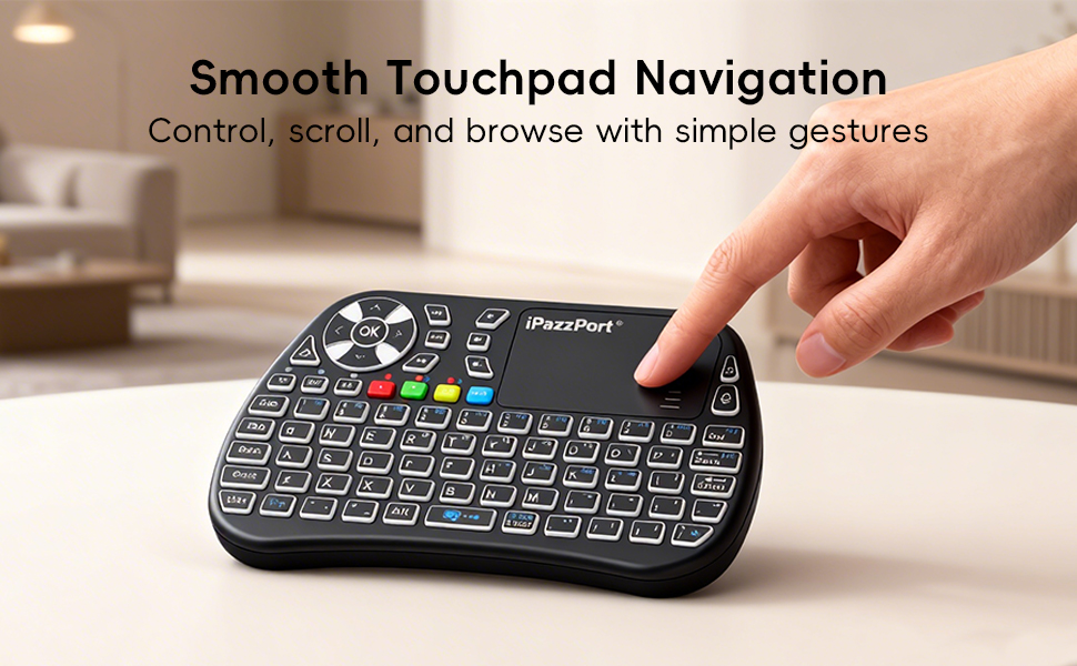 Smooth touchpad navigation