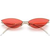 FEISEDY Fashion Designer Sunglasses Retro Small Petals Shape Arc Temple Design B2298
