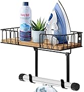 TJ.MOREE Ironing Board Hanger Metal Wall Mount Iron and Ironing Board Holder, Laundry Room Decor ...