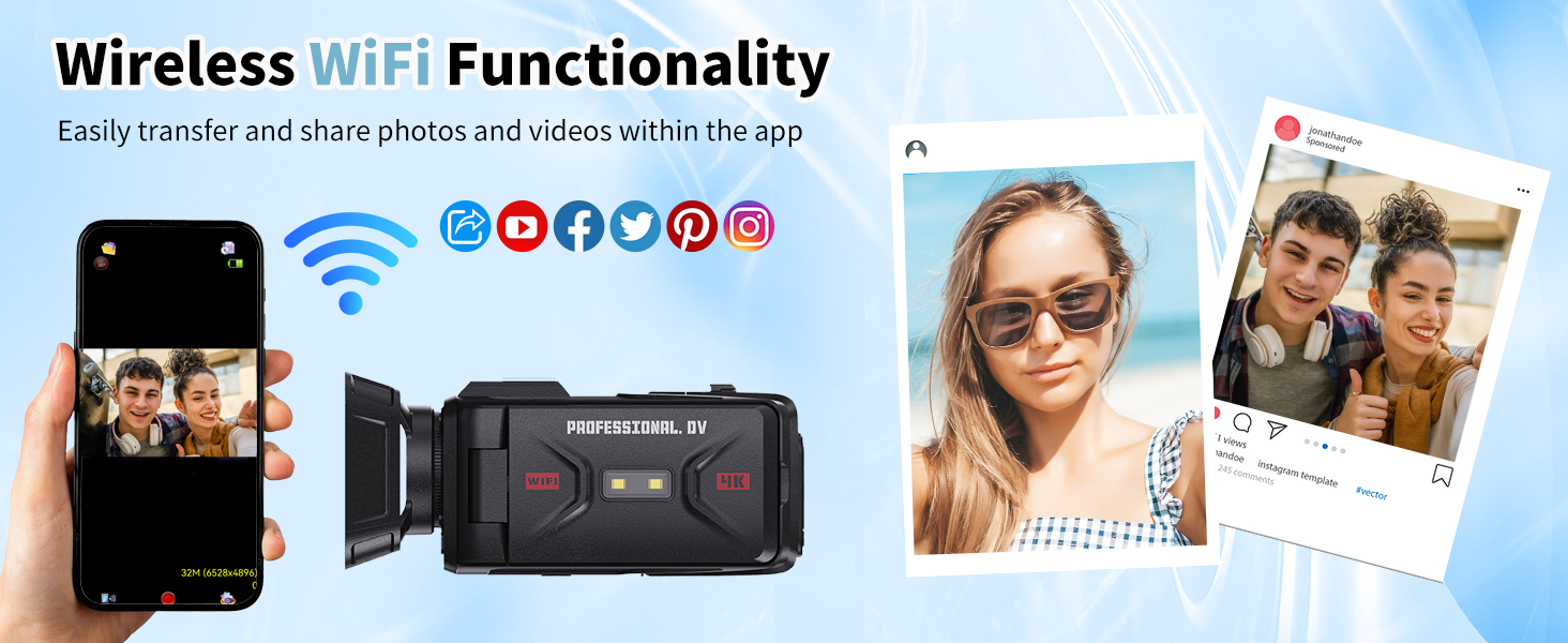 camcorders video camera 4k