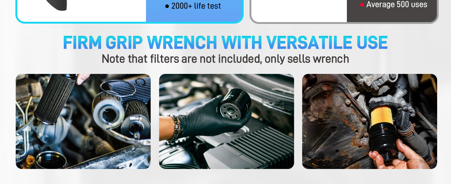60-80mm Universal Adjustable Oil Filter Wrench