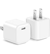 USB C Charger Block, OKRAY 2-Pack Mini Type-C 2.4A Fast Charging Wall Plug Box Small Phone Charge...