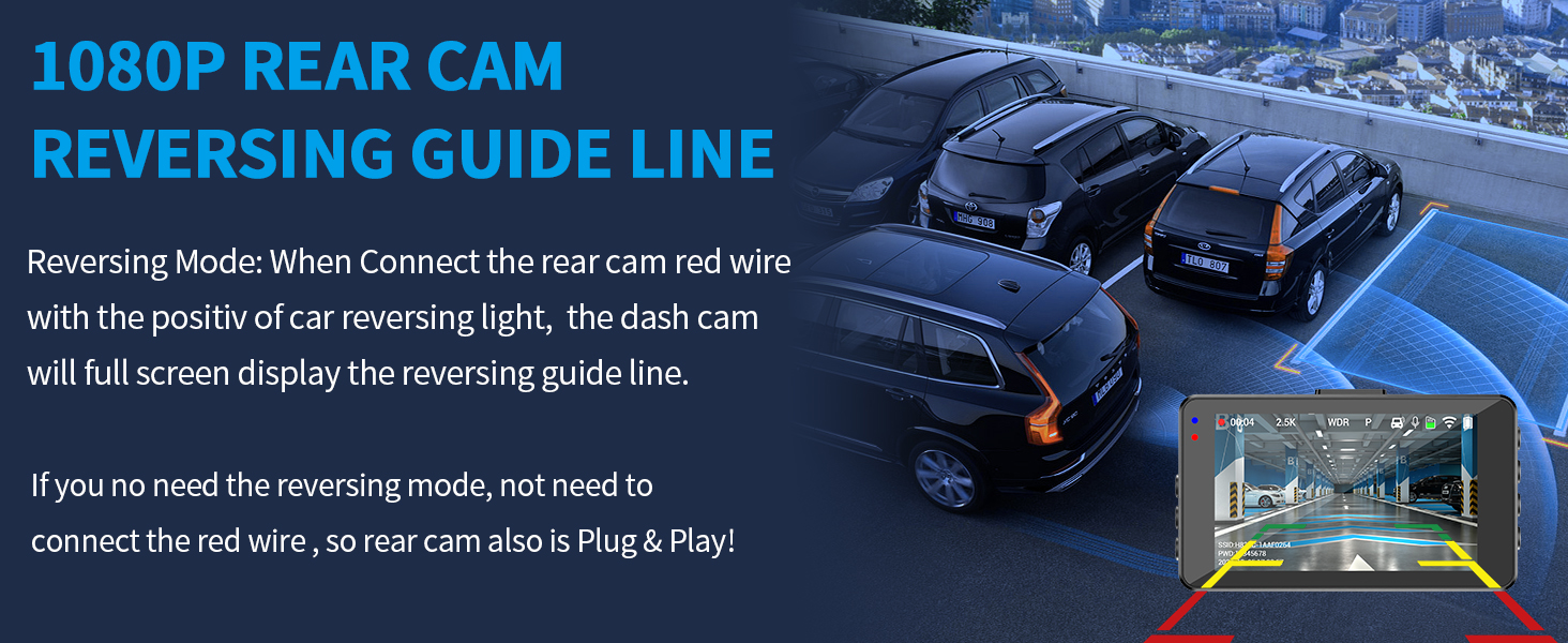 front and rear dash camera