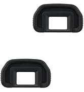 2 Pack Camera Eyecup Viewfinder Protector Eyepiece Compatible for Canon EOS 80D 90D 70D 60D 77D 6...