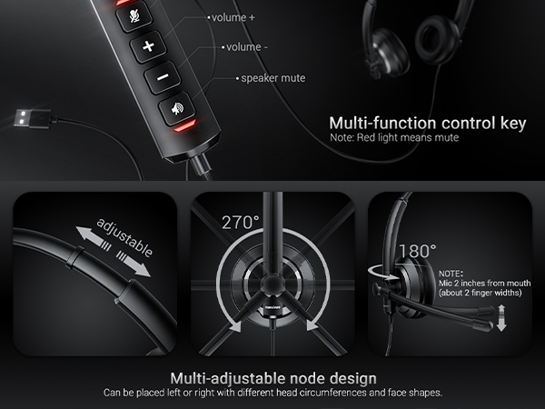 USB computer headset