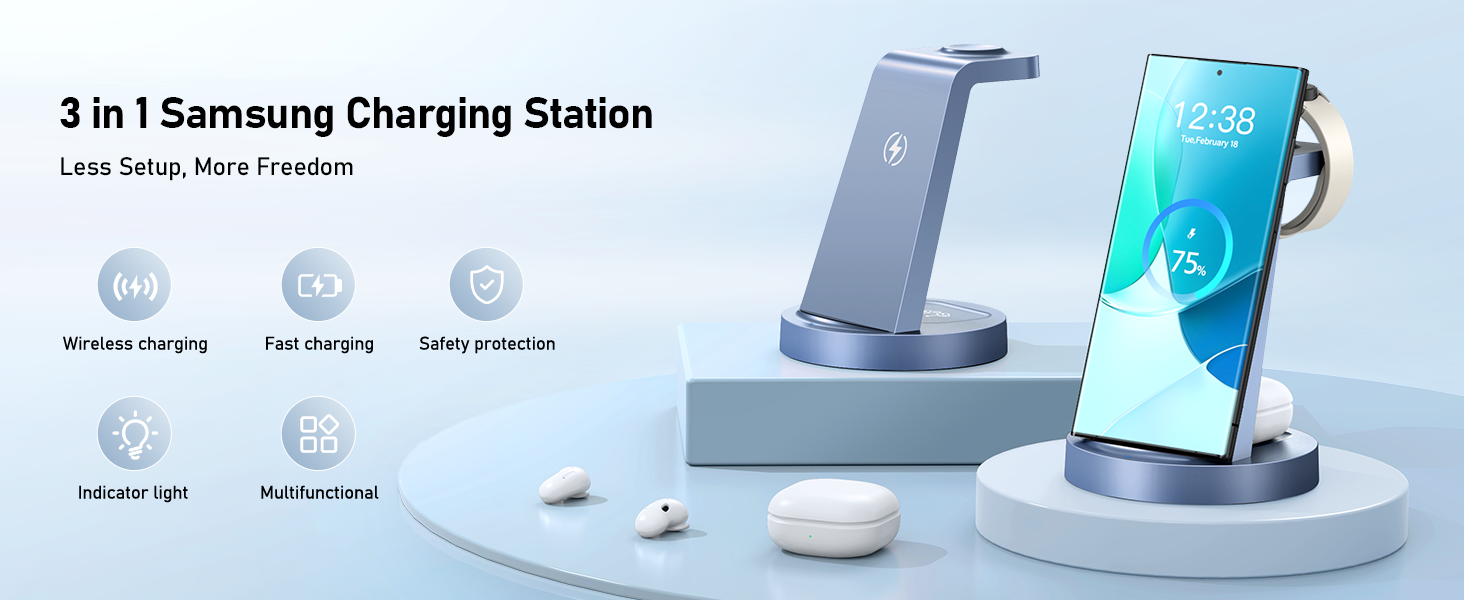3-in-1 samsung wireless charger