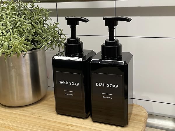 black soap dispenser for kitchen