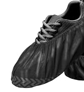 Blue Shoe Guys Premium Disposable Boot &amp;amp; Shoe Covers Booties | 100 Pack | Durable, Non-Slip, Non-...