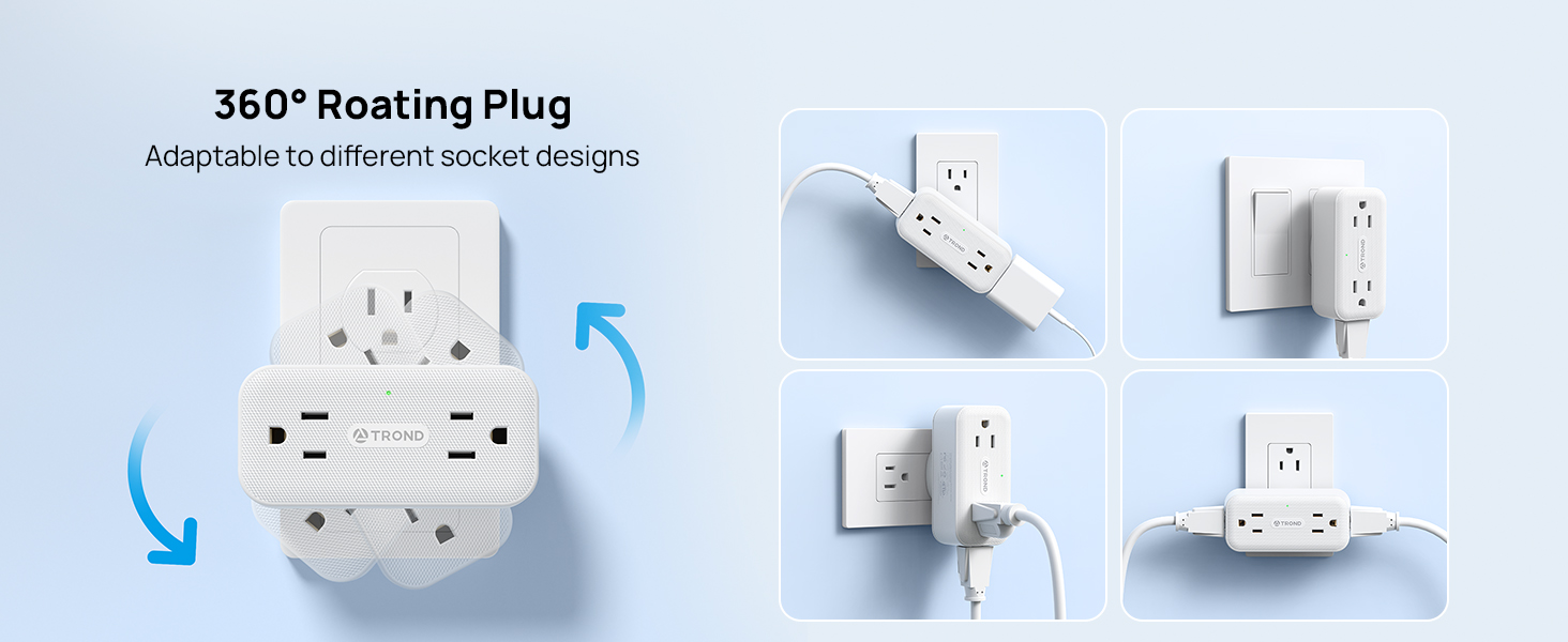 rotating outlet adapter