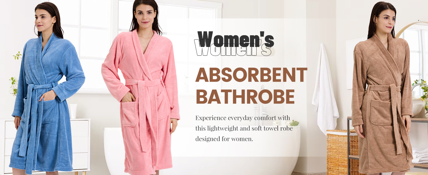 Women&amp;amp;#39;s Absorbent Bathrobe