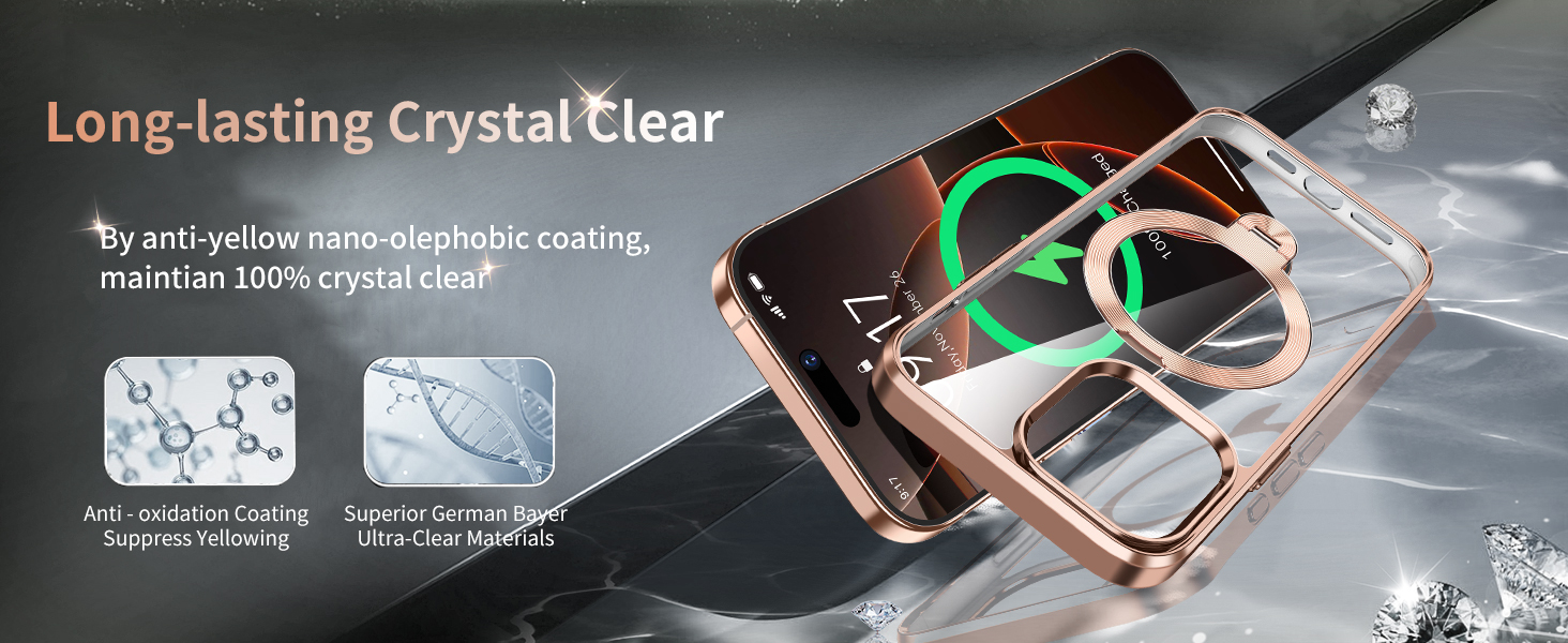 case iphone 16 pro max clear with stand iphone 16 pro max magnetic case with stand