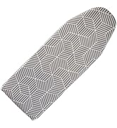 Seiritex Over The Door Ironing Board Cover 14 x 42 inch, Thick Padding and Heat Reflective with H...