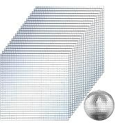 SOUJOY 36000 Pieces Mirror Mosaic Tiles, 5 x 5 mm Self Adhesive Mirror Stickers, Real Glass Mini ...