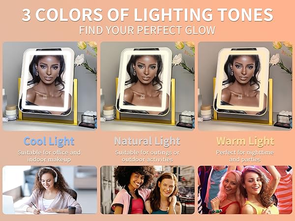 vanity mirror with light