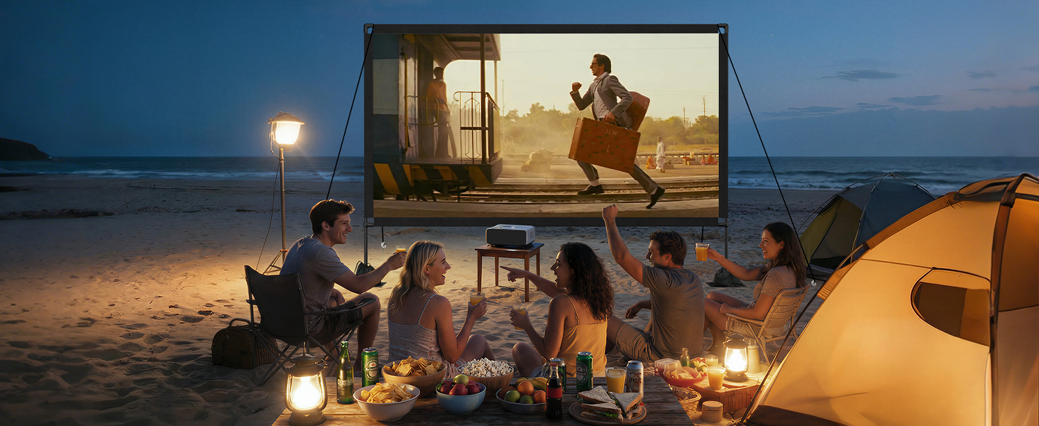 projector screen outdoor