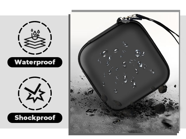 Portable cd player storage case