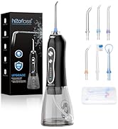 H2ofloss Water Dental Flosser Teeth Pick -Portable Oral Irrigator with 5 Modes, Rechargeable IPX7...