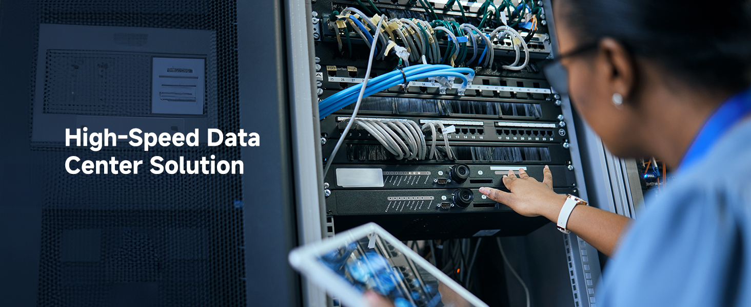 High-performance Cat6 network cable for LAN connections and internet